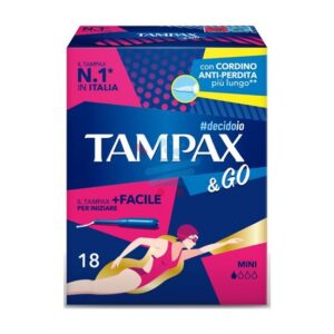 TAMPAX & GO MINI ASSORBENTI INTERNI 18 PEZZI