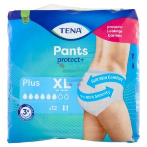 TENA PANTS PROTECT+ PLUS XL 12 PZ