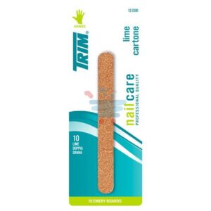 TRIM LIMA PROFESSIONALE ZAFFIRO CON MANICO DOPPIA GRANA 16CM
