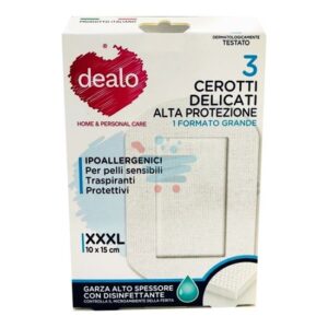 DEALO GUANTI MONOUSO NO LATTICE NERO MISURA M 20PZ