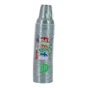 ARISTEA BICCHIERI PLASTICA FIESTA 200CC AZZURRO 50PZ