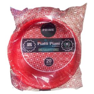 ARISTEA PIATTI PIANI RIUTILIZZABILI 25 PEZZI